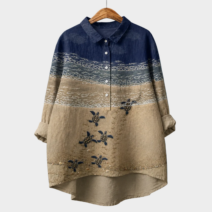 ジュリ｜アート柄シャツ