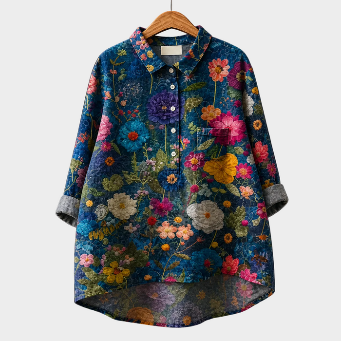 トワ｜花柄シャツ