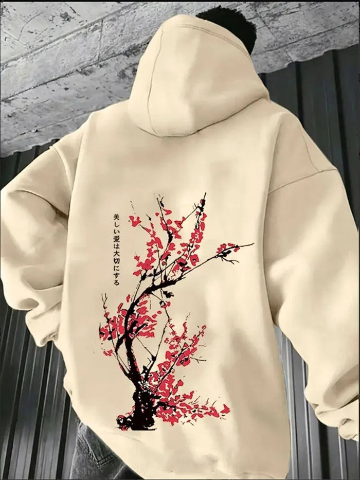 ミノル｜和柄バックプリントフーディ