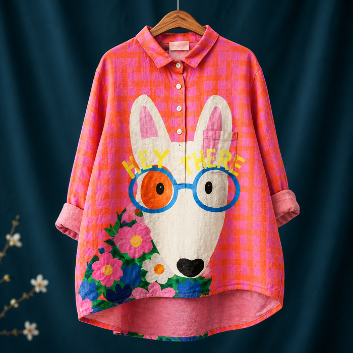 アスカ｜動物柄シャツ