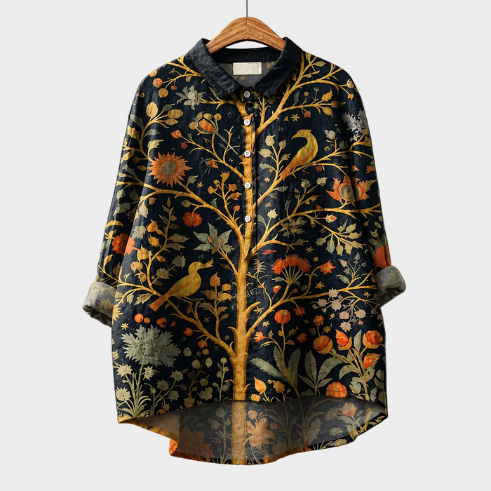 アサヒ｜アート柄シャツ