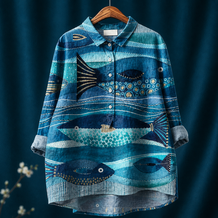ウタ｜アート柄シャツ