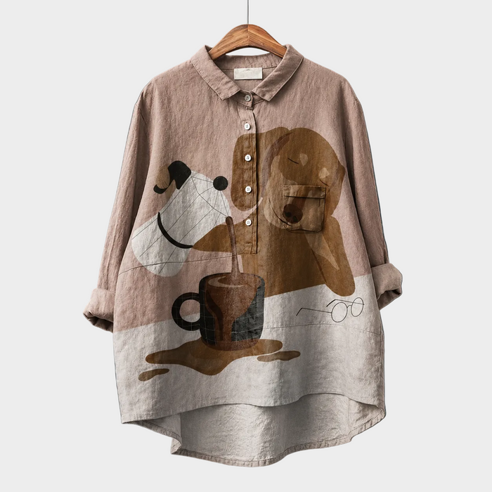シズク｜動物柄シャツ