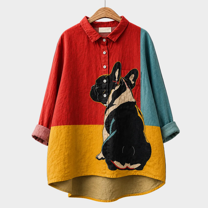 エリナ｜猫柄シャツ