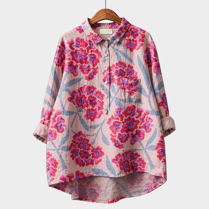 ナツミ｜花柄シャツ