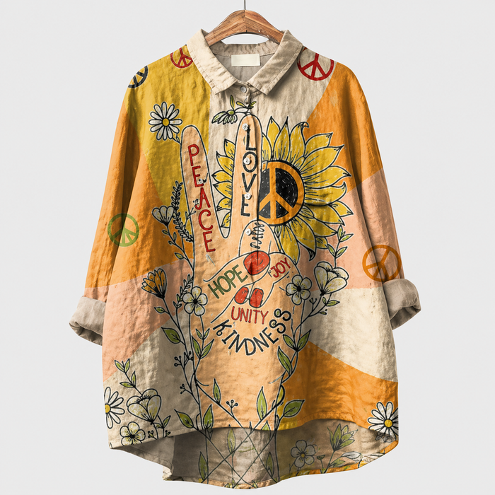 チナツ｜アート柄シャツ