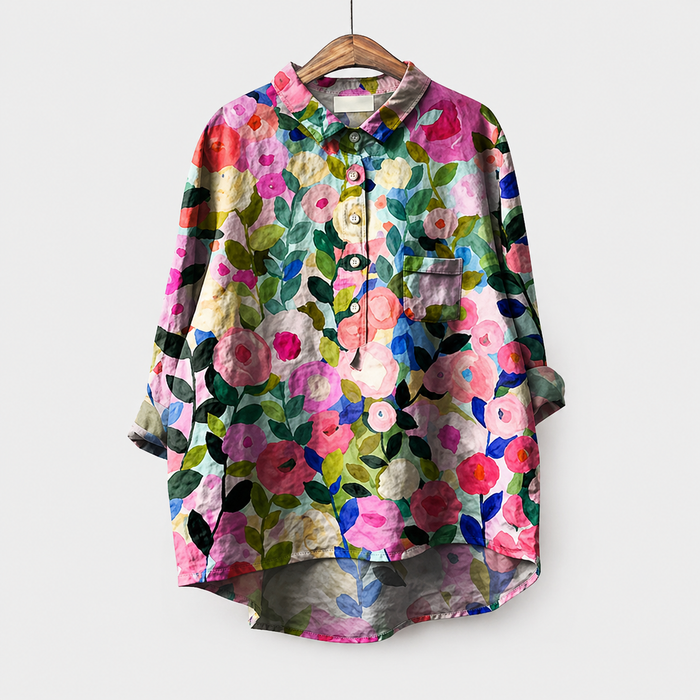 ユメ｜花柄シャツ