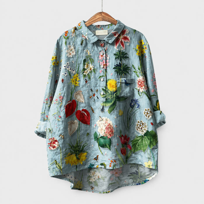 ハナ｜花柄シャツ