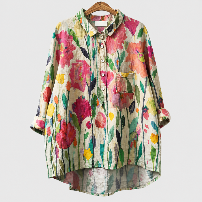 セイラ｜花柄シャツ