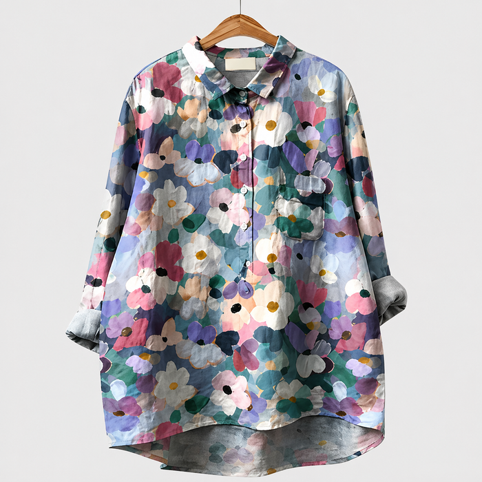 カリン｜花柄シャツ