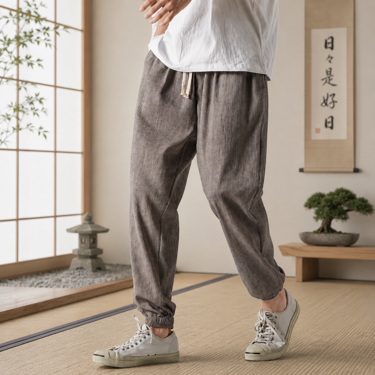 ケイタ｜テクスチャージョガーパンツ