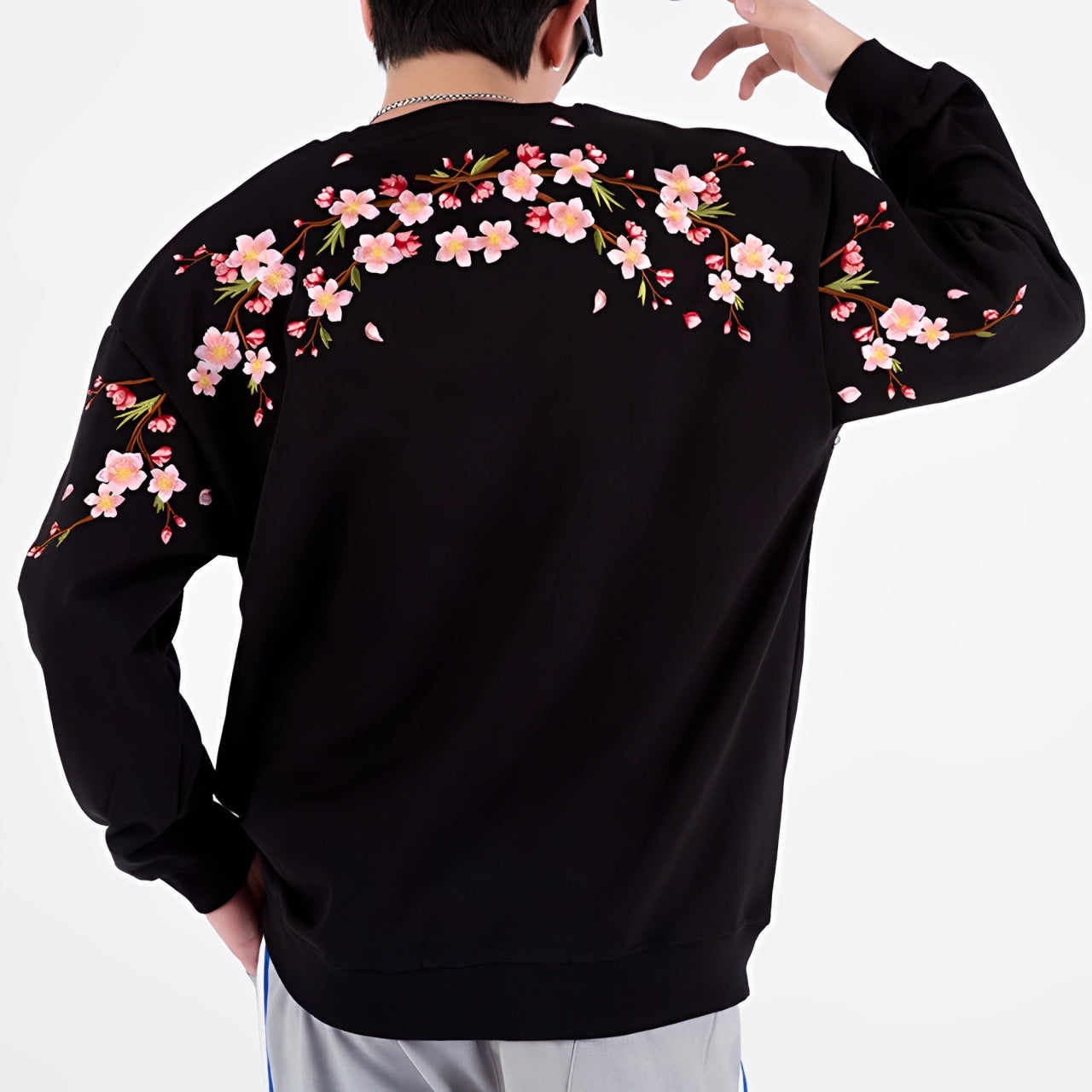 ノリオ｜桜刺繍スウェット