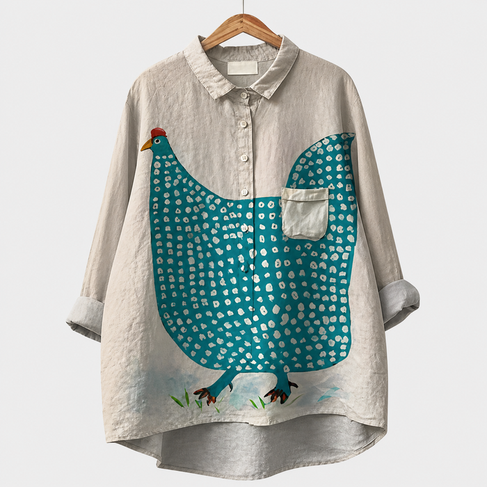 リコ｜動物柄シャツ