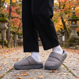 ハル｜ふっくらダウン風厚底サンダル