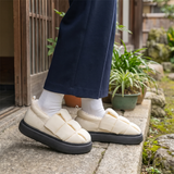 ユウ｜バイカラーキルティング厚底スリッポン