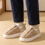 ユウ｜バイカラーキルティング厚底スリッポン