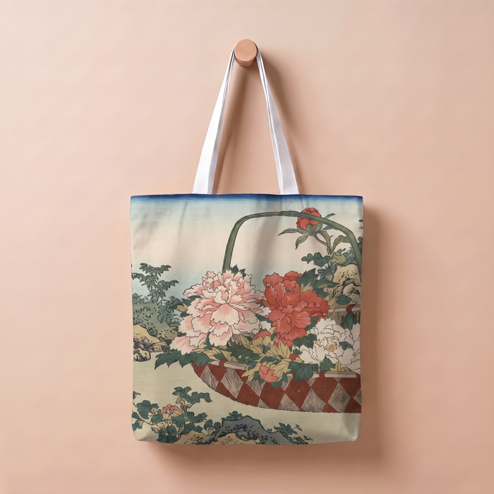 牡丹の籠｜浮世絵トートバッグ