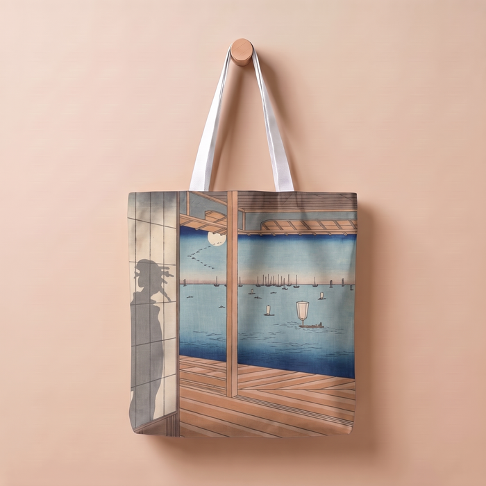 月の岬｜浮世絵トートバッグ