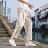 ゴロウ｜リネン風ルーズストレートパンツ